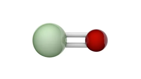 Calcium oxide. CaO. Seamless loop. White background Stock Footage 154734668