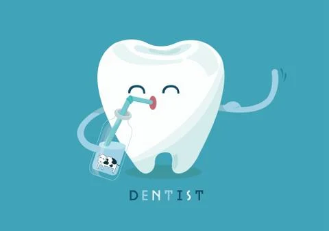 Calcium for tooth Stock Illustration