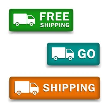 Calculate shipping Stock Illustration