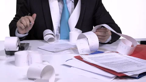 Calculating finance  Stock Footage 210167167
