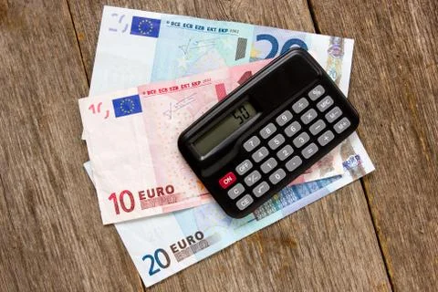 Calculating finances Stock Photos