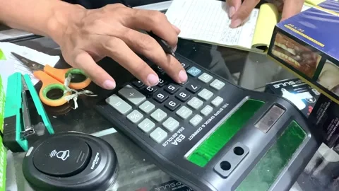 Calculating Stock Footage 302739670