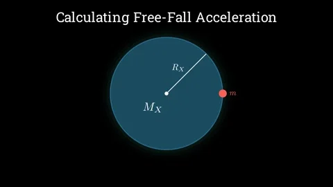 Calculating free-fall acceleration Stock Footage 335190442