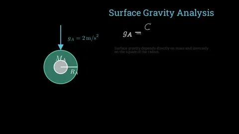 Calculating the gravitational acceleration Vídeo Stock 335190453