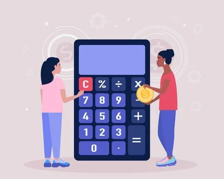 Calculating Illustration