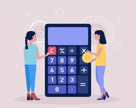 Calculating Illustration