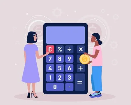 Calculating Illustration