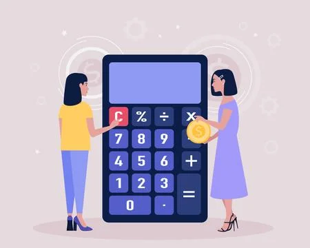 Calculating Illustration