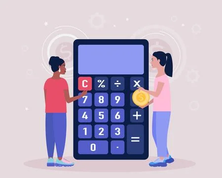 Calculating Illustration