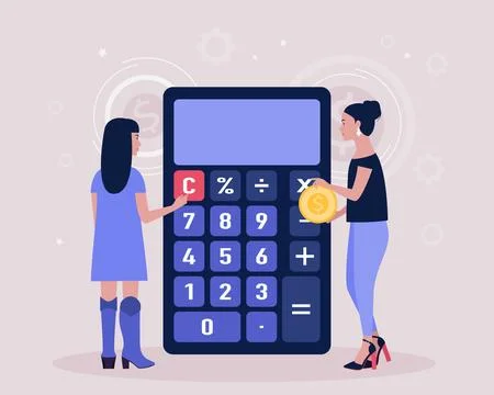 Calculating Illustration