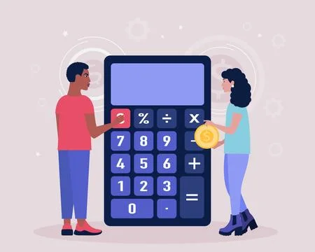 Calculating Illustration