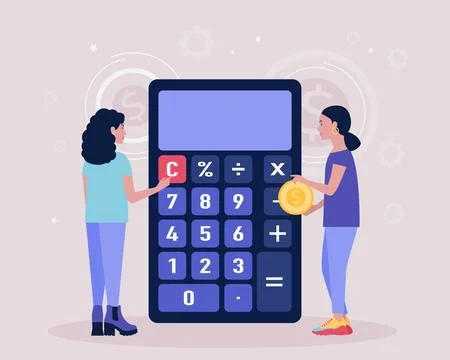 Calculating Illustration