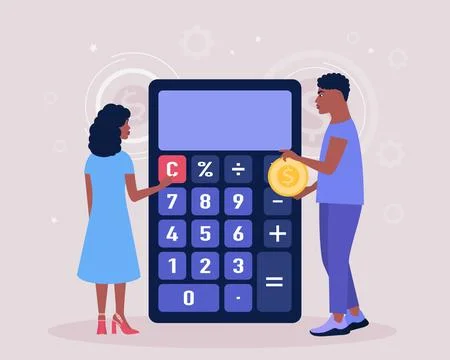 Calculating Illustration