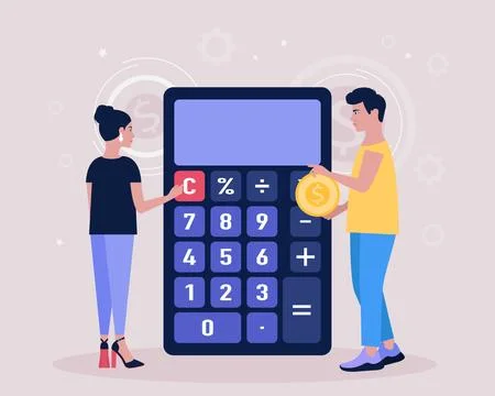 Calculating Illustration