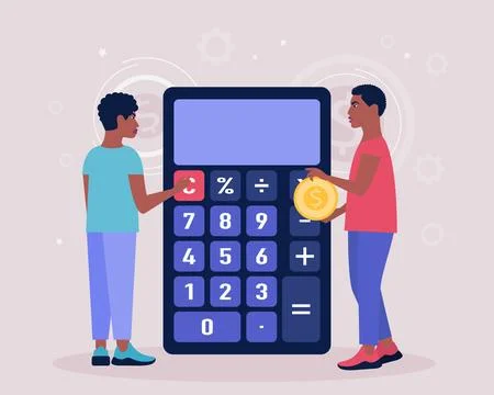 Calculating Illustration