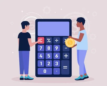 Calculating Illustration