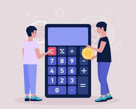 Calculating Illustration