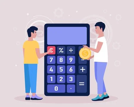 Calculating Illustration