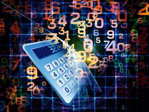 Calculating Intersections Ilustração Stock