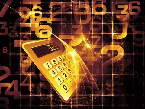 Calculating Intersections Ilustração Stock