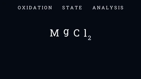 Calculating the oxidation state of Magnesium Chloride Stock Footage 335190458