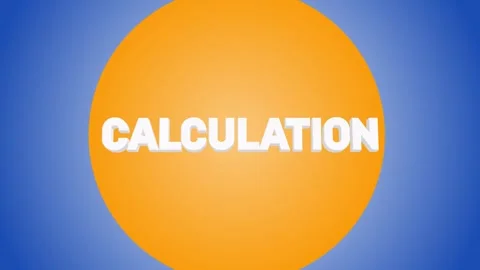 CALCULATION 3D Text Transition 4K 動画素材 271131476