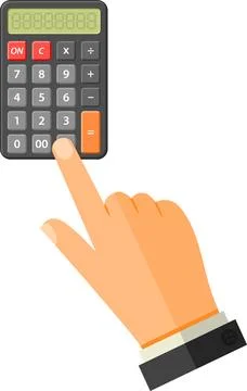 Calculation and Counting Concept Иллюстрация