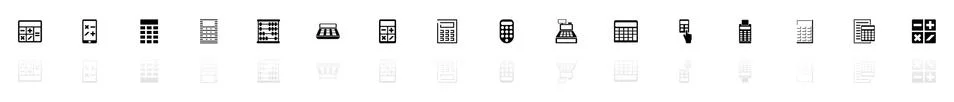 Calculation - Flat Vector Icons Stock Illustration