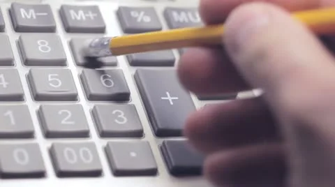 Calculation. 스톡 동영상 22329260