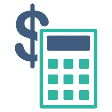 Calculation Icon from Commerce Set Stock Illustration