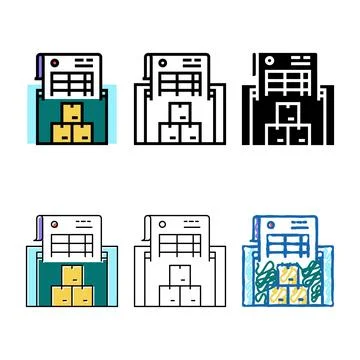 Calculation of optimal stock color pack icon vector Illustration