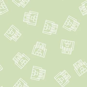 Calculation of optimal stock line seamless pattern Stock Illustration