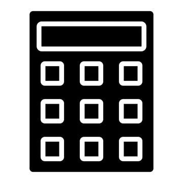 Calculation Vector Icon Design Illustration Stock Illustration