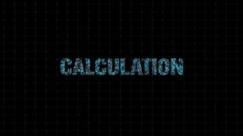 Calculations, digital animated text with binary code, single computing system Stock Footage 105052047