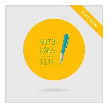 Calculations icon 스톡 일러스트