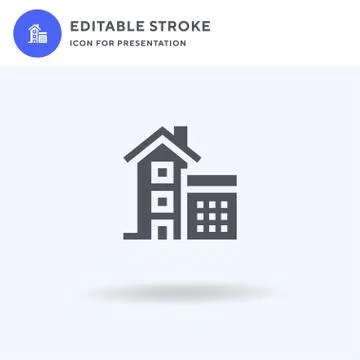 Calculations icon vector, filled flat sign, solid pictogram isolated on white Stock Illustration