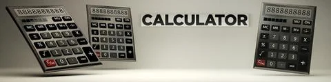Calculator 3D Model