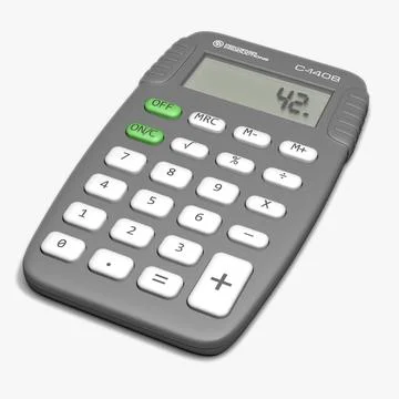 Calculator 3D Model