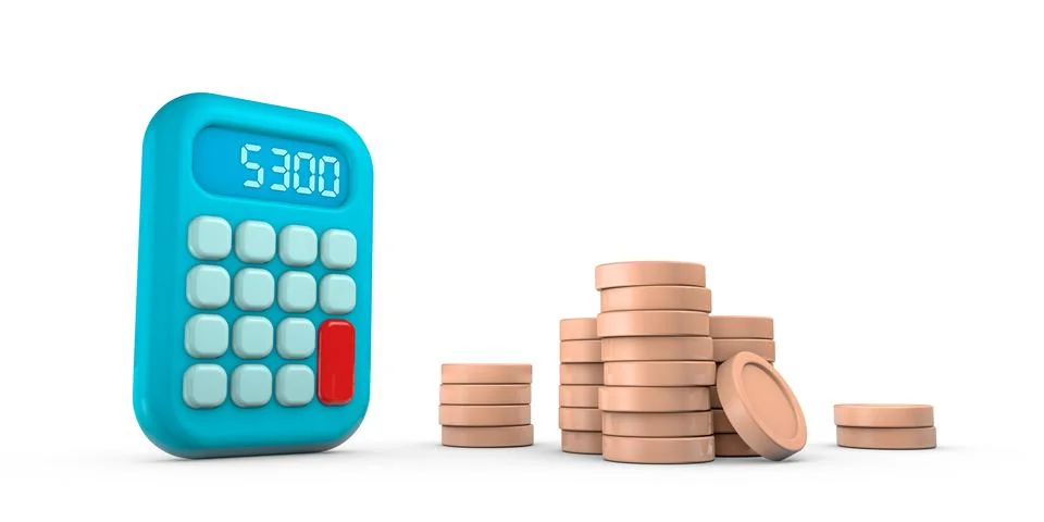 Calculator 3d Stock Illustration