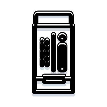 Calculator adding and computing mathematical operations concept Stock Illustration
