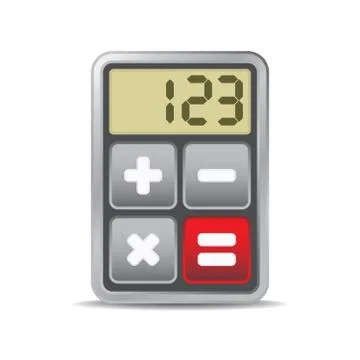 Calculator, application icon Stock Illustration