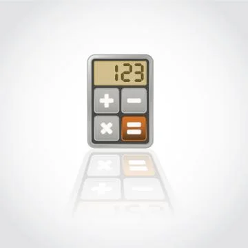Calculator, application icon Stock Illustration