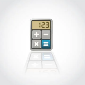Calculator, application icon Stock Illustration