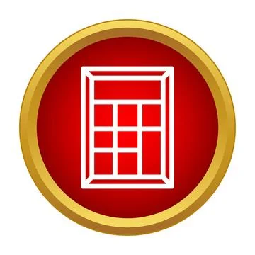 Calculator button icon for calculating finances and accounting 스톡 일러스트