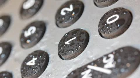 Calculator buttons Stock Footage 10793196