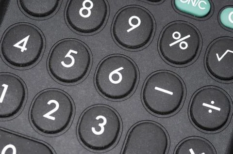 Calculator buttons Stock Photos
