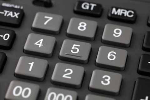 Calculator close-up Stock Photos