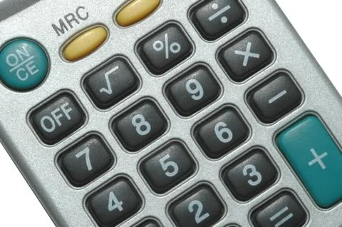 Calculator Close Up Stock Photos