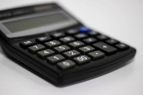 Calculator, close-up. Stock Photos