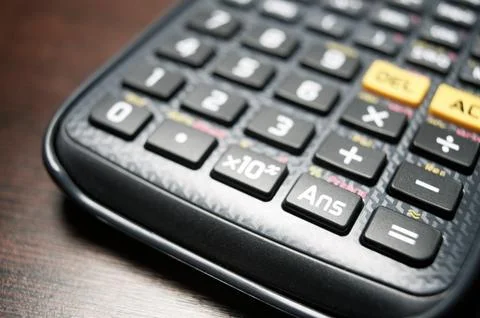 Calculator close up Фото